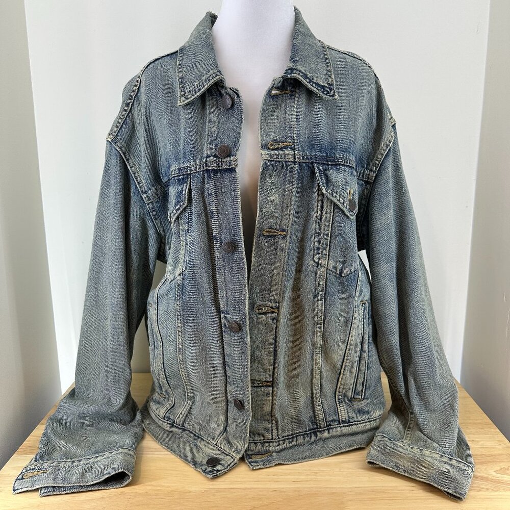 Able The Merly Jacket Denim Women XL Soft Excellent Condition